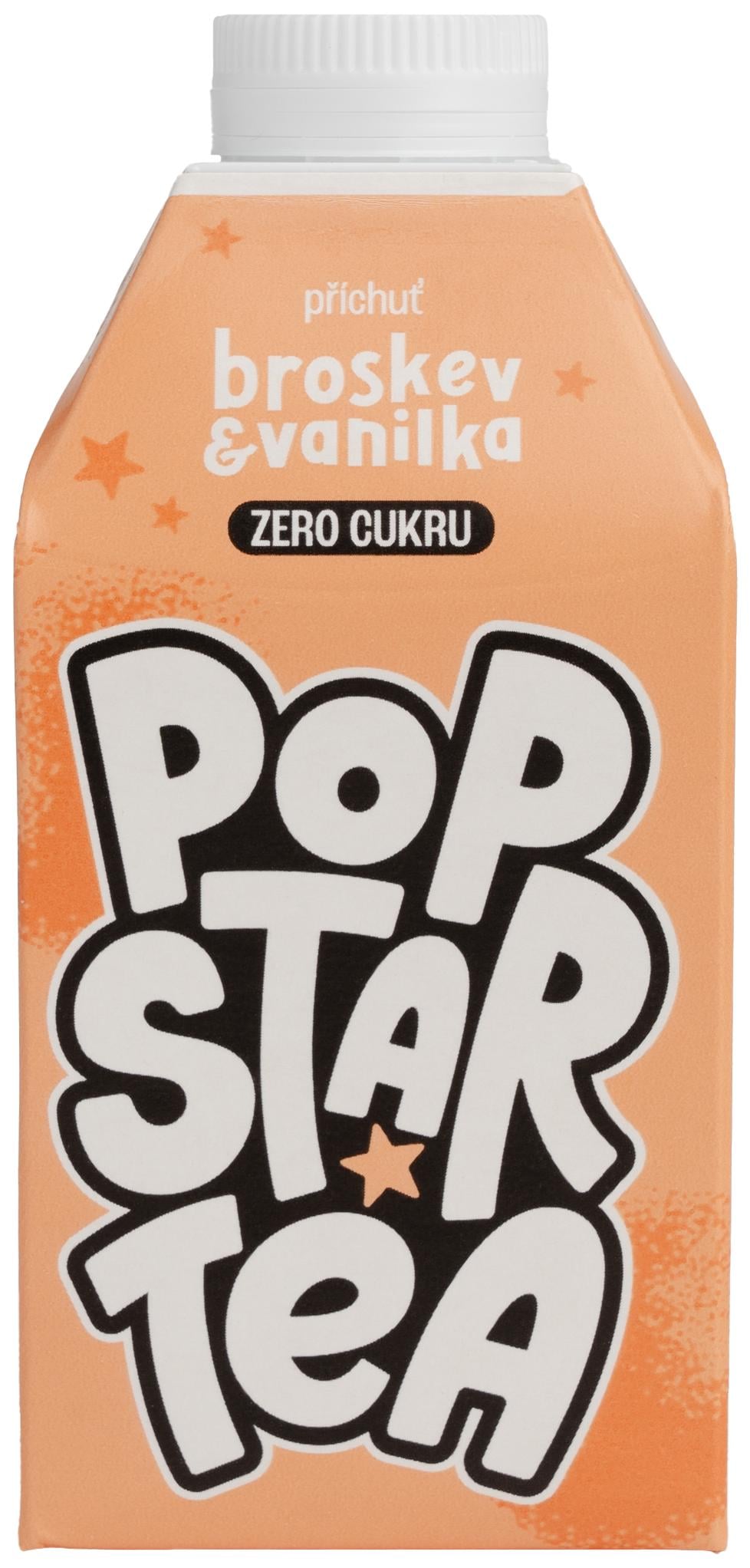 Popstar Tea Zero Ledový čaj s příchutí broskve a vanilky