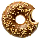 Donut s lískooříškovou náplní