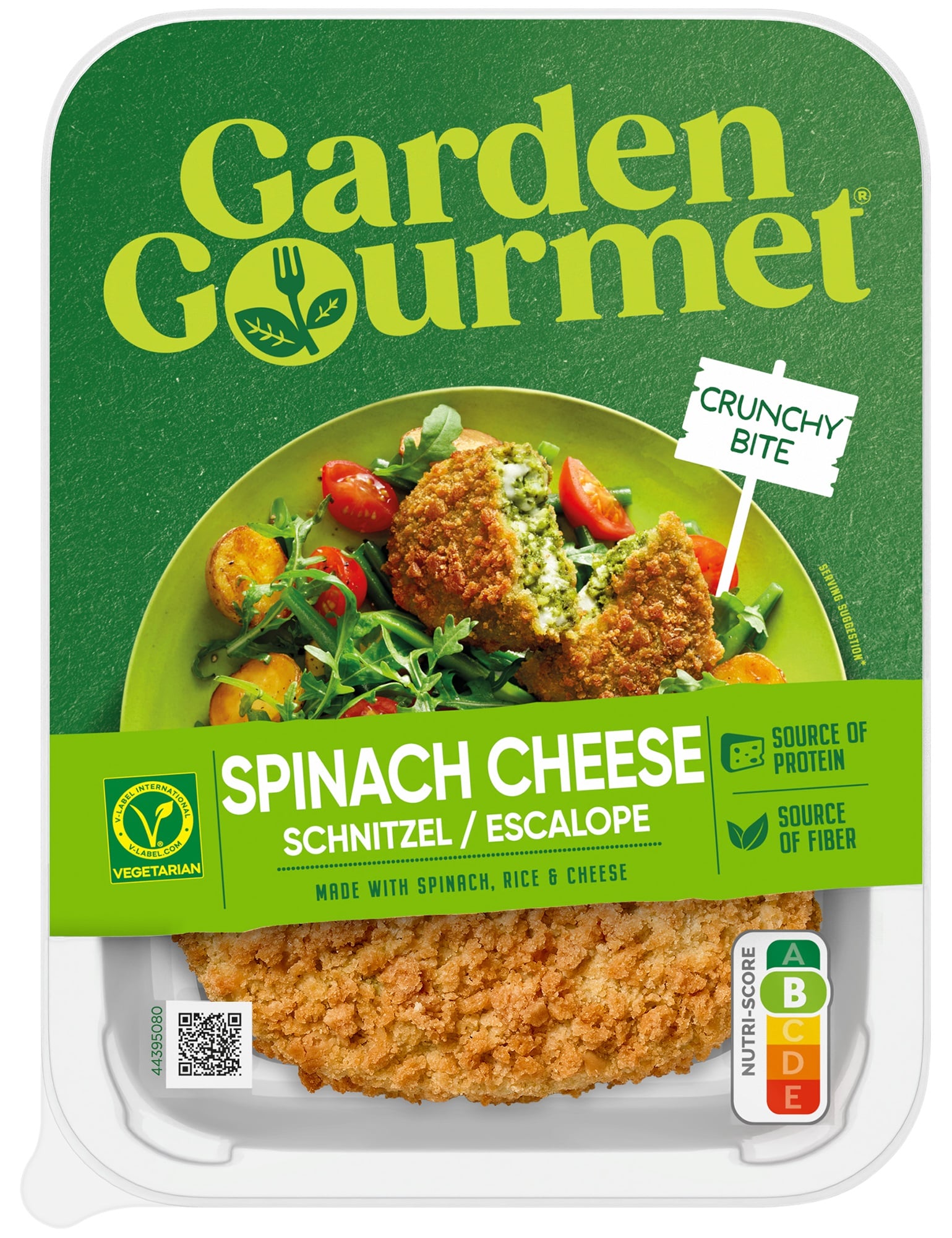 Garden Gourmet Vegetariánský špenátovo-sýrový řízek