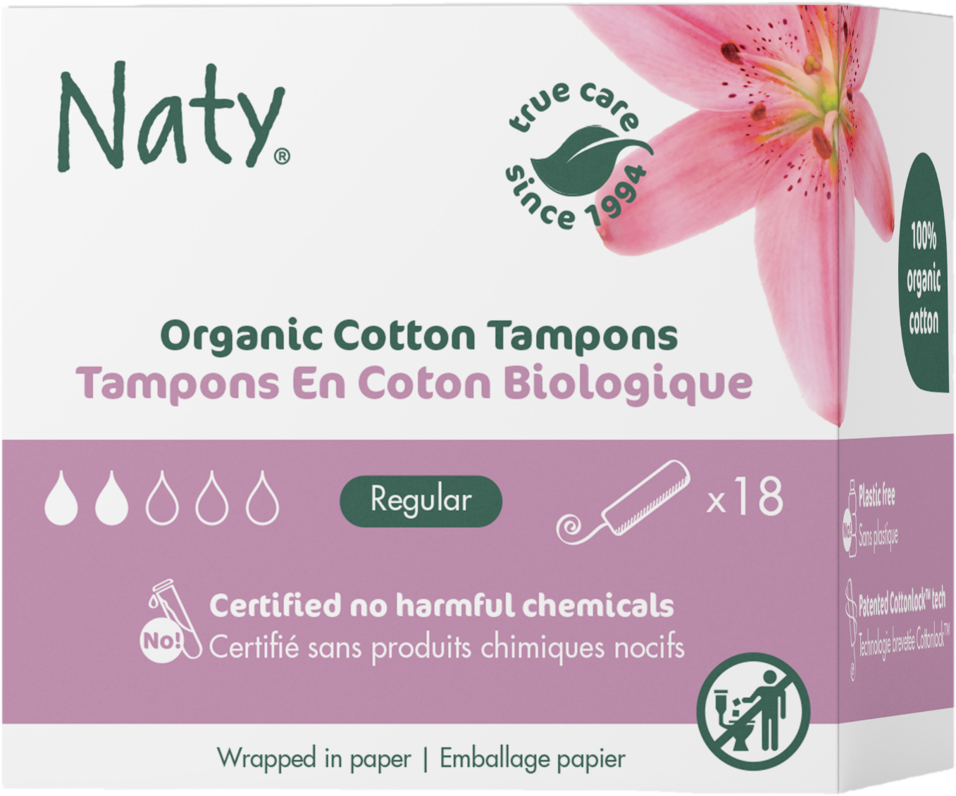 Naty Dámské tampóny regular