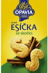Opavia sušenky Zlaté Esíčka se skořicí