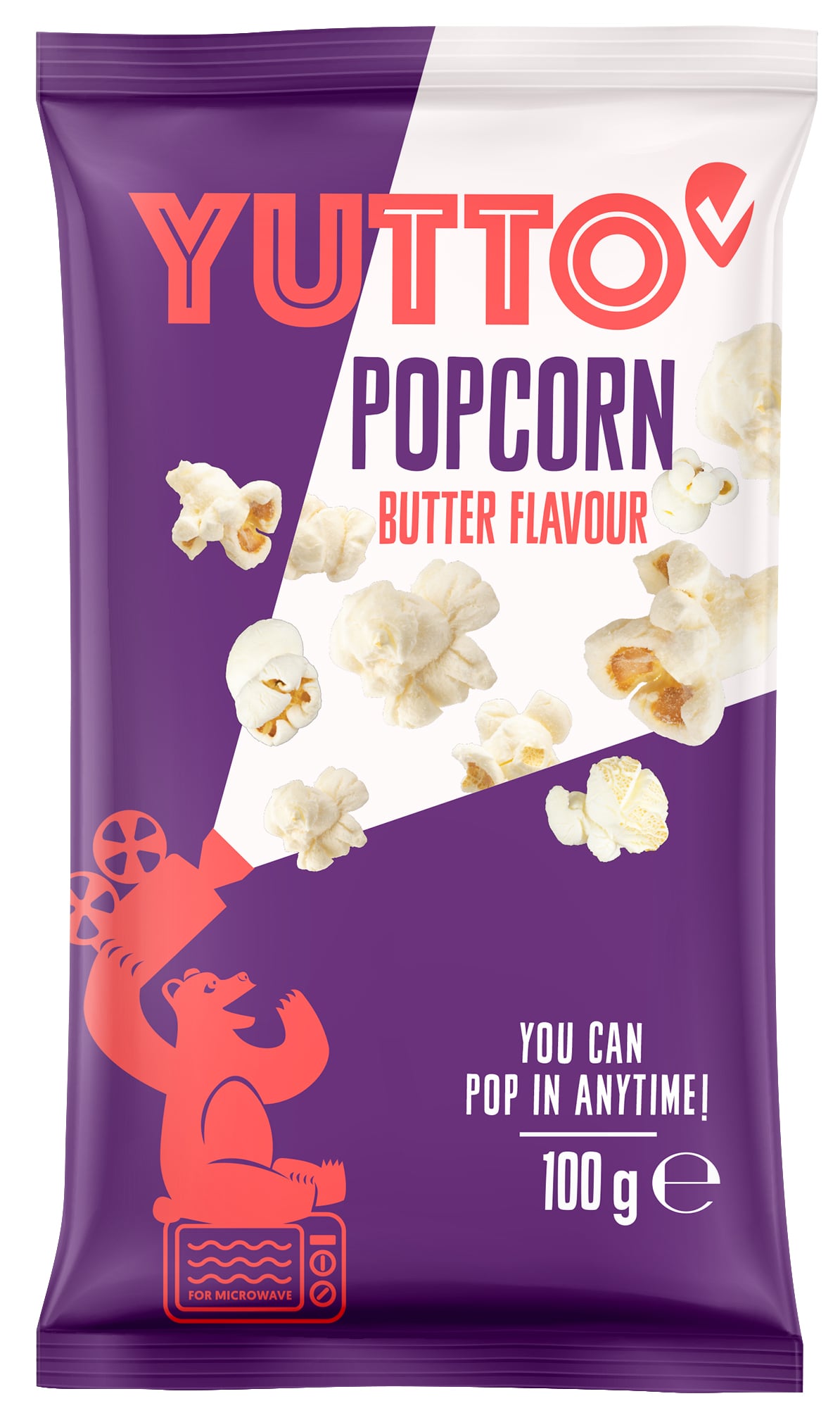 Yutto Popcorn máslový