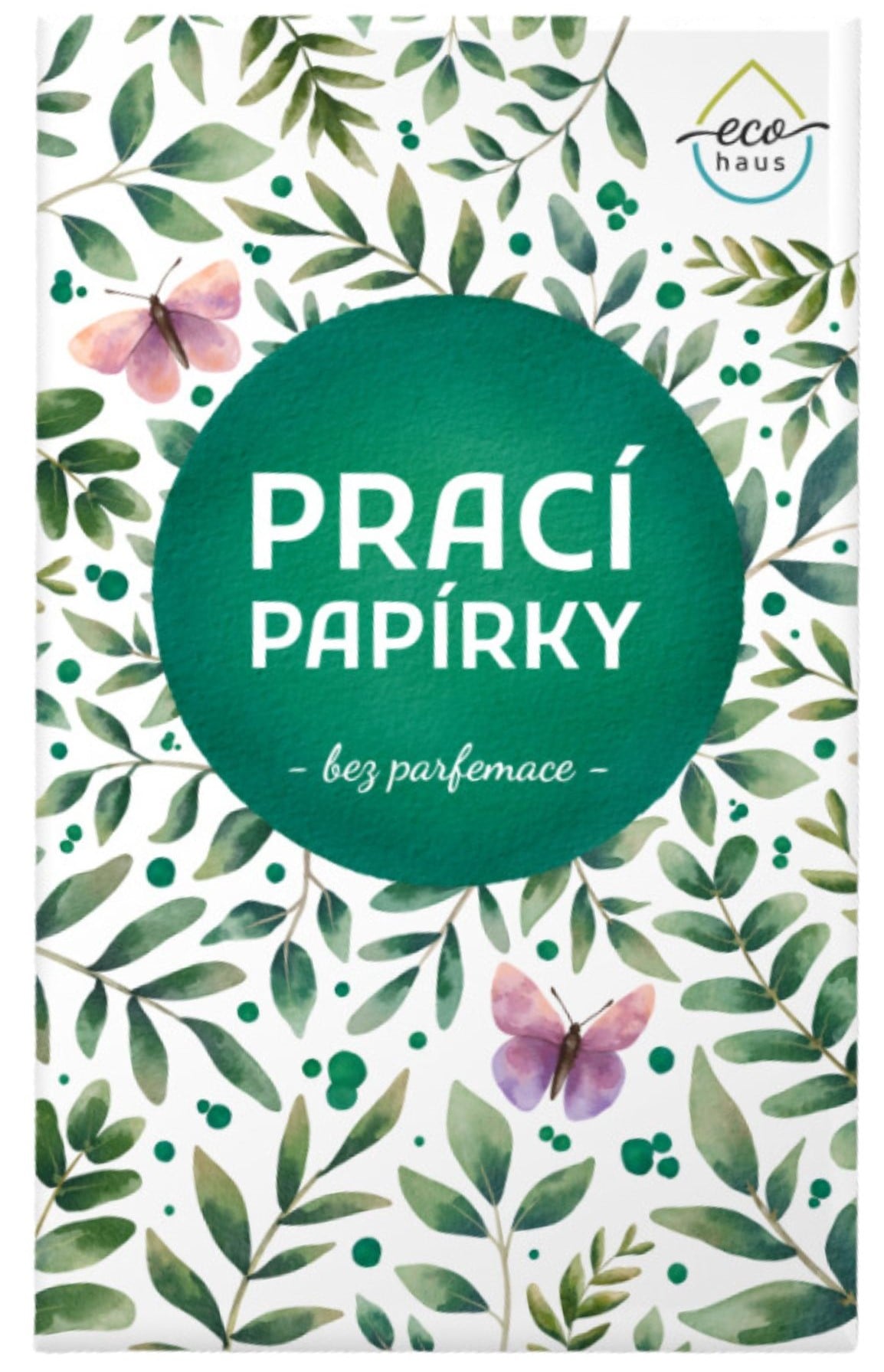 EcoHaus Prací papírky praní bez parfemace