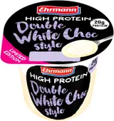 Ehrmann High Protein pudding s toppingem double white choc