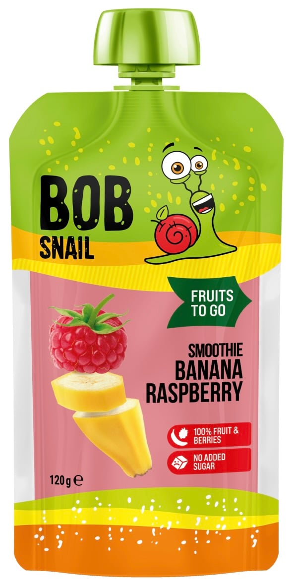 Šnek Bob Smoothie banán a malina