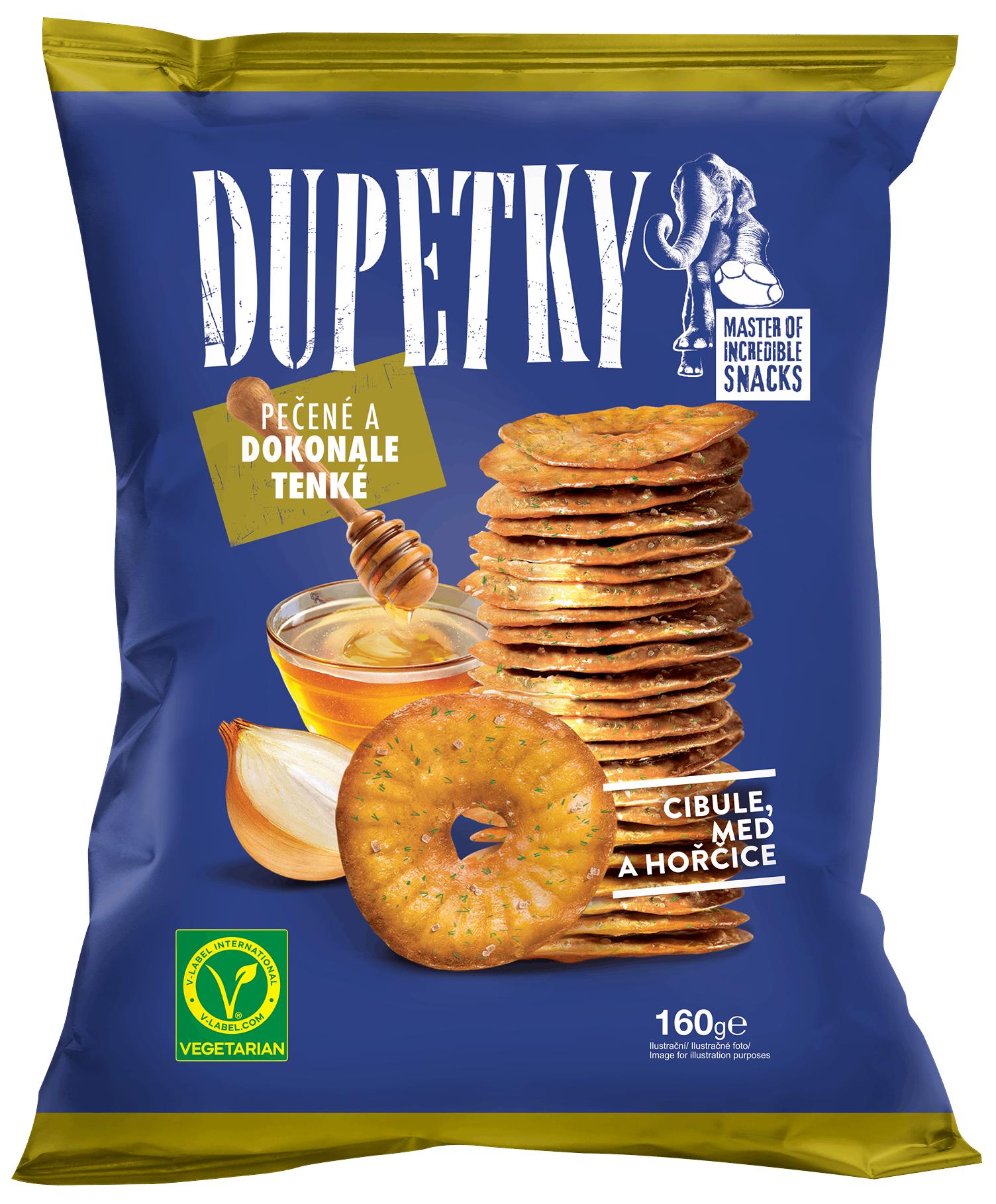 Dupetky Cibule, hořčice a med MAXI