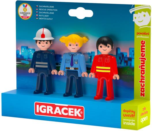 Igráček hasič, policista a záchranář