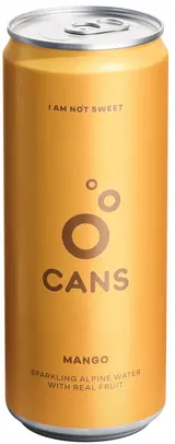 Cans Jemně perlivá voda s příchutí manga