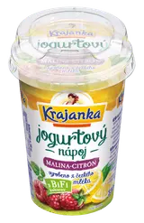 Krajanka Jogurtový nápoj malina a citron