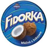 Opavia Fidorka Mléčná s kokosem, modrá