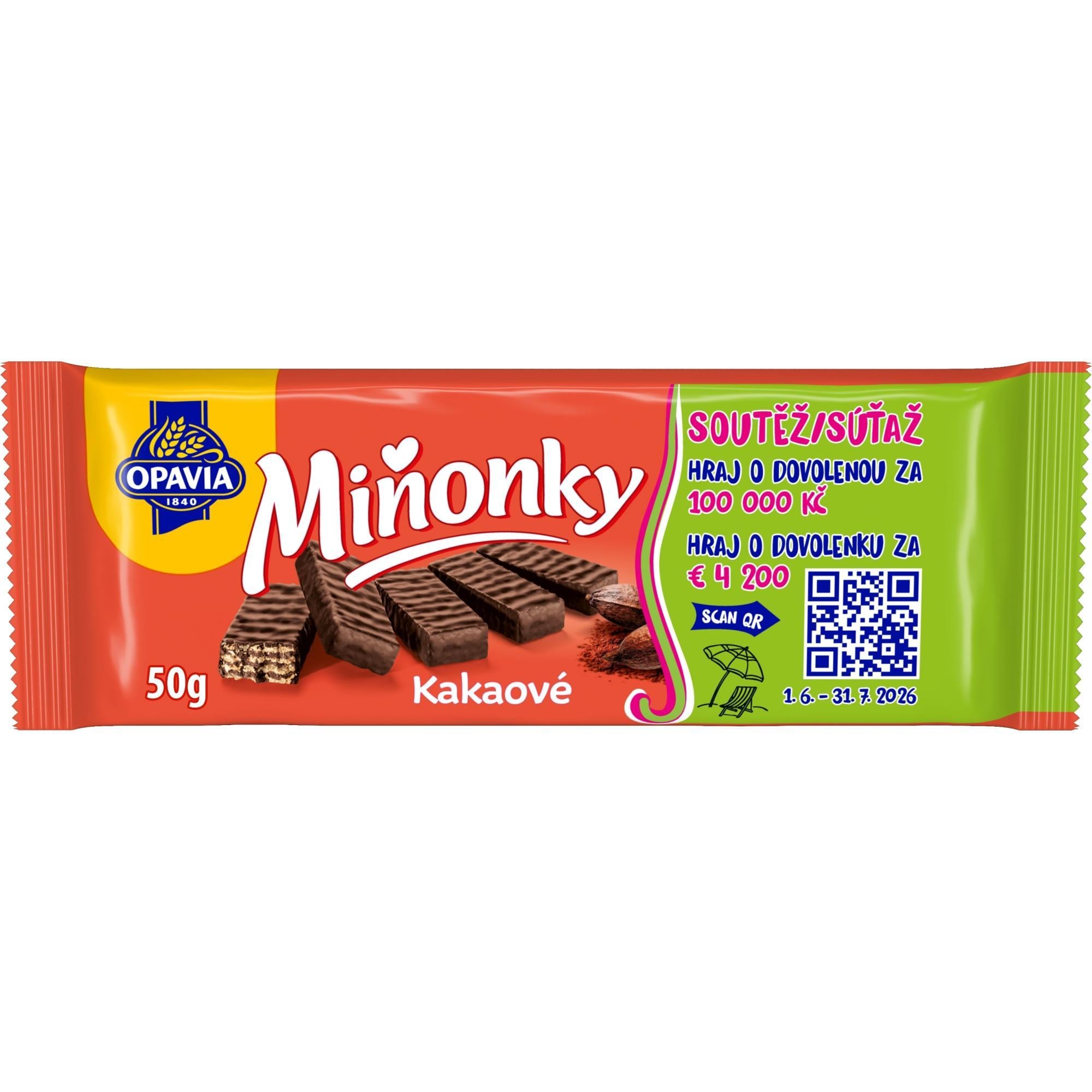 Opavia Miňonky Kakaové oplatky