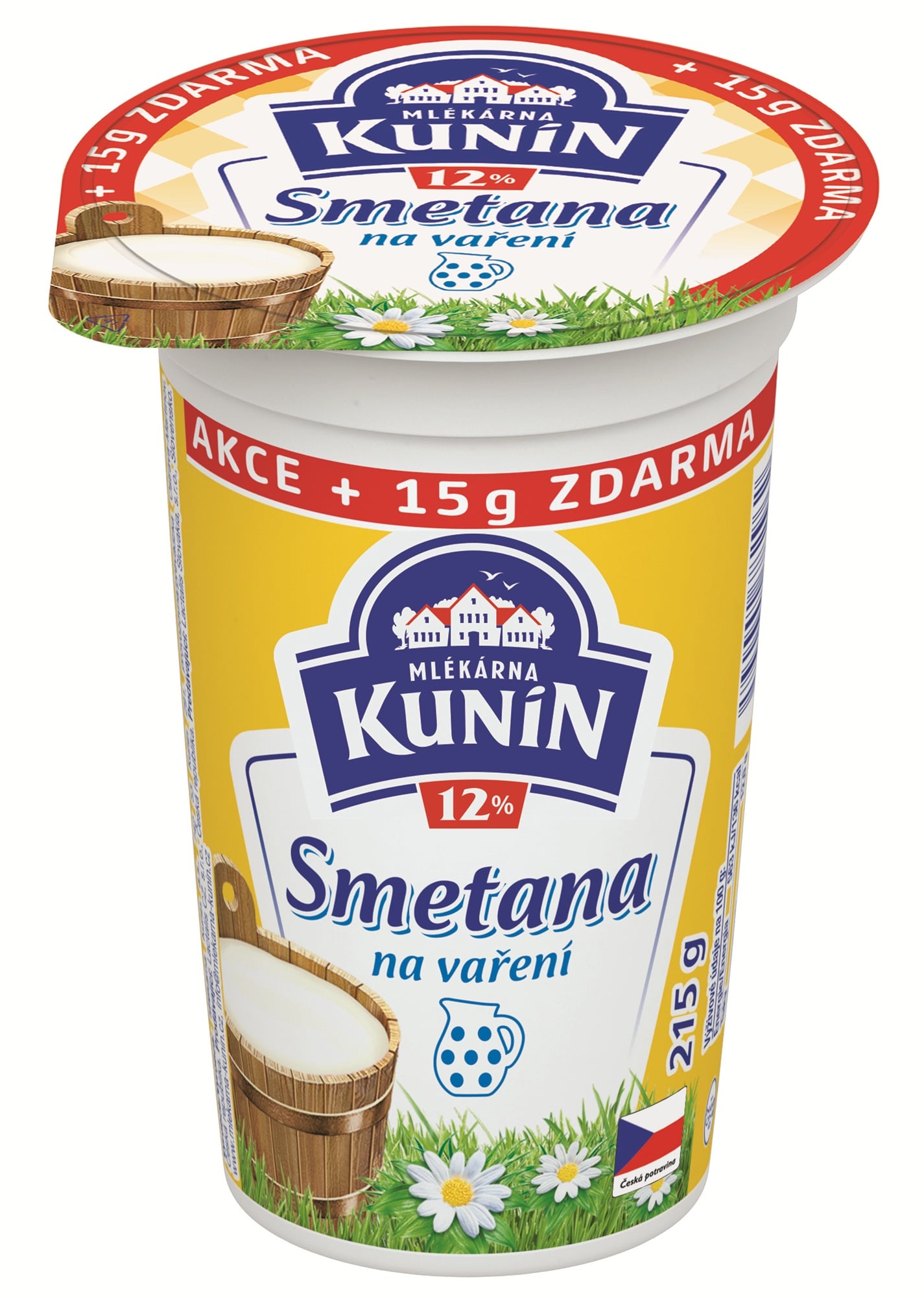 Mlékárna Kunín Smetana na vaření 12%