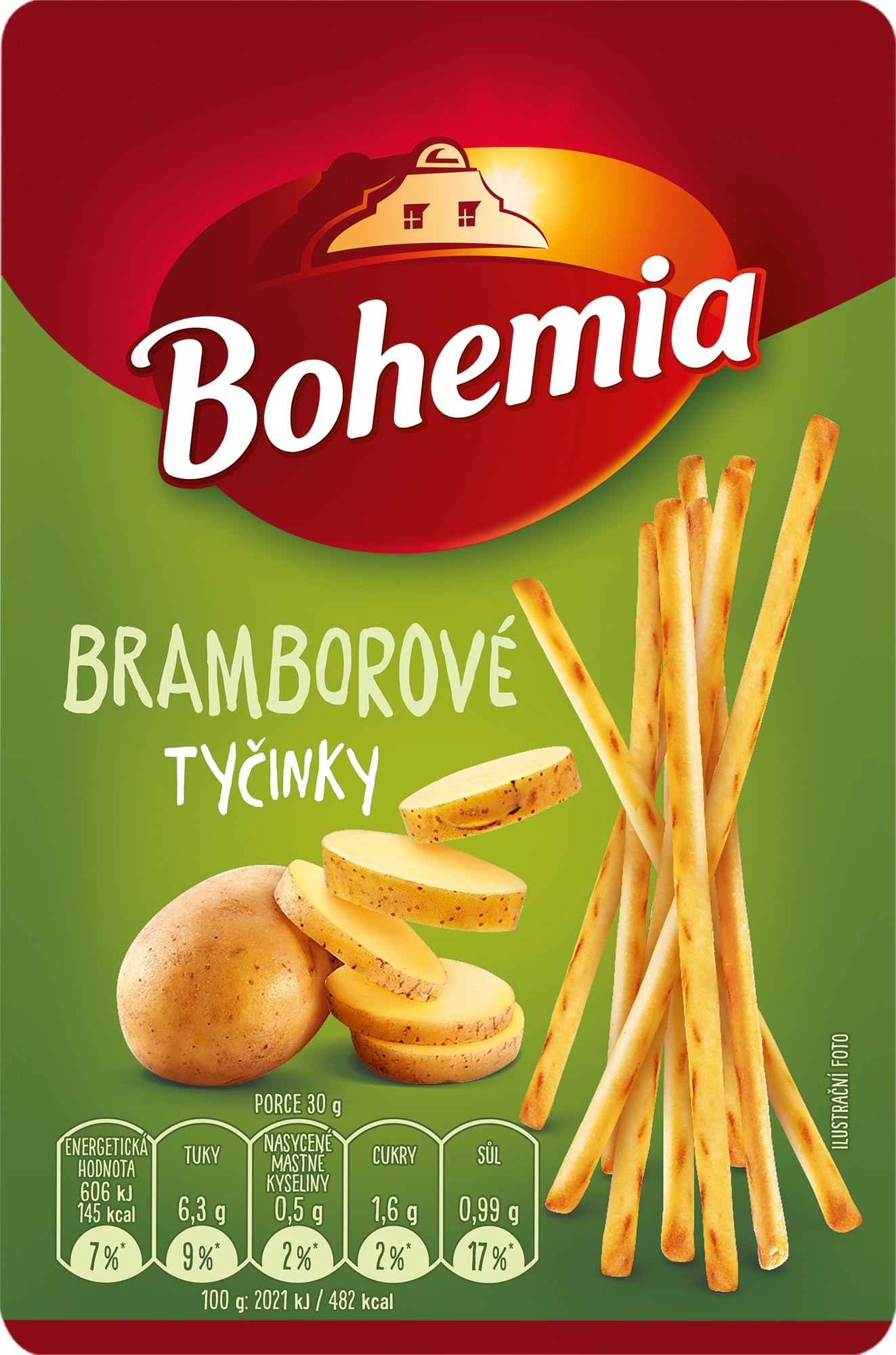 Bohemia bramborové tyčinky