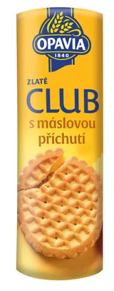 Opavia sušenky Zlaté Club s máslovou příchutí