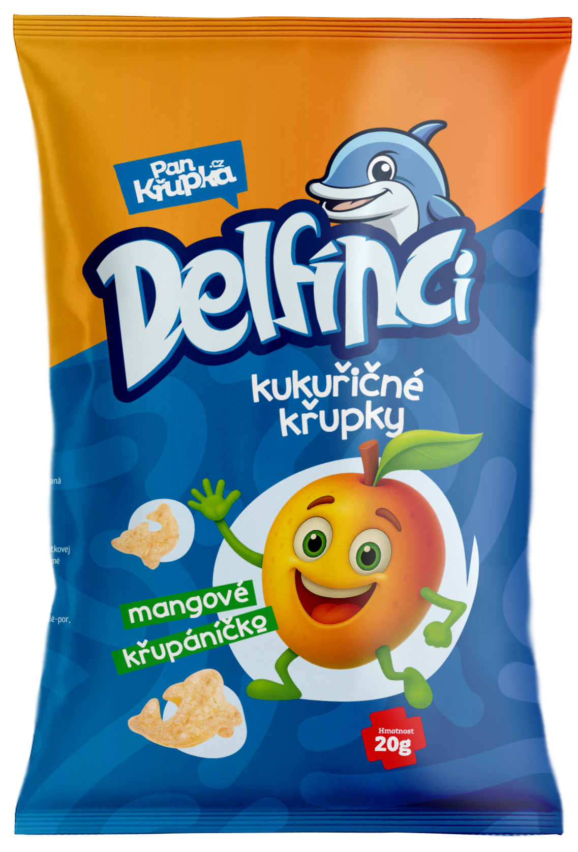 Pan Křupka Delfínci kukuřičné křupky mangové