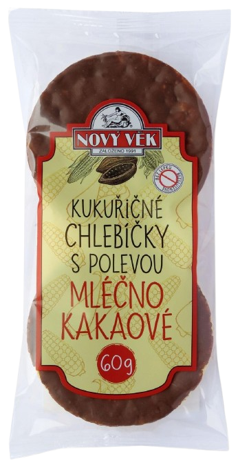 Nový věk Kukuřičné chlebíčky mléčnokakaové
