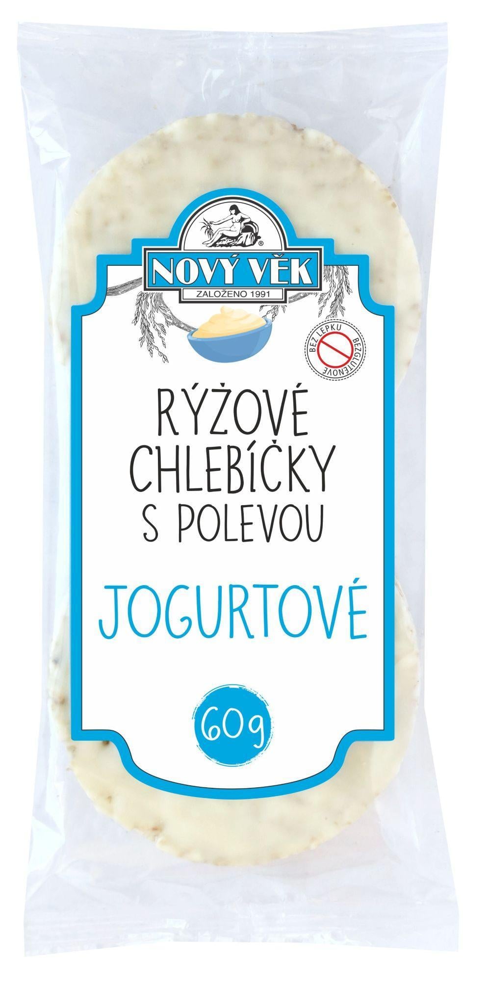 Nový věk Rýžové chlebíčky jogurtové