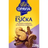 Opavia sušenky Zlaté Esíčka se skořicí a kakaem