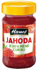 Hamé Ovocná pomazánka se sníženým obsahem cukru JAHODA