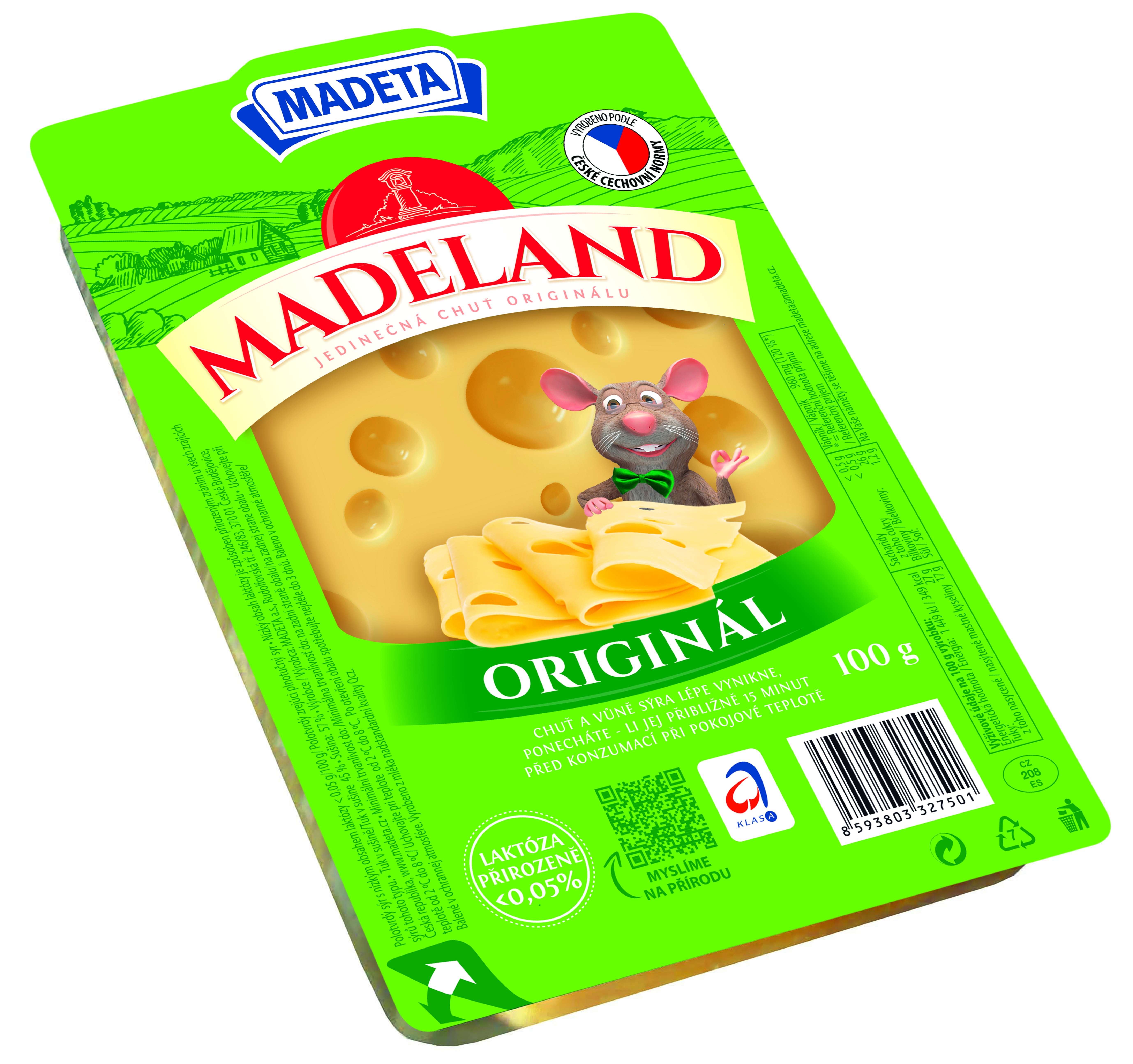 Madeta Madeland 45% original plátky
