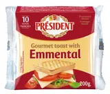 Président Tavené plátky Emmental