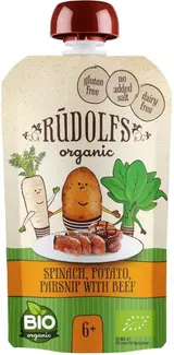 Rudolfs BIO Kapsička špenát, brambory, pastynák a hovězí maso
