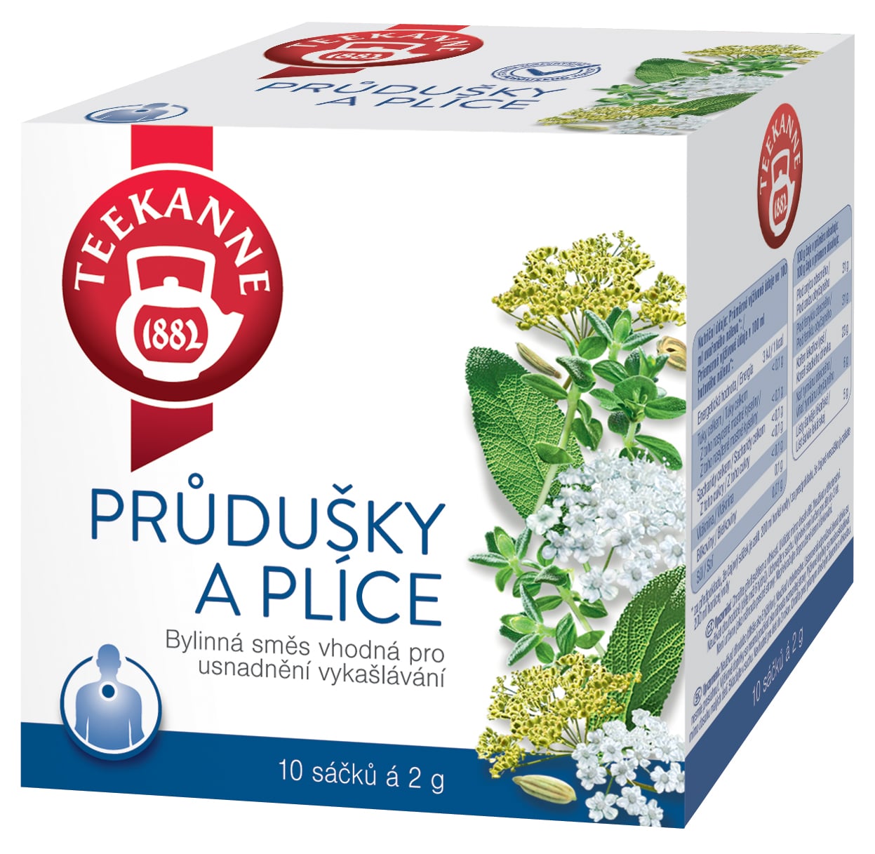 Teekanne Čaj průdušky a plíce
