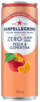 San Pellegrino Pesca Clementina zero plech (broskev a mandarinka)