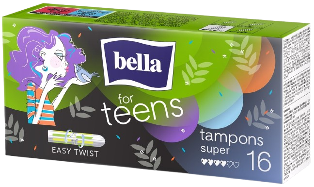 Bella for Teens Super hygienické tampony