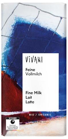 VIVANI BIO Mléčná čokoláda