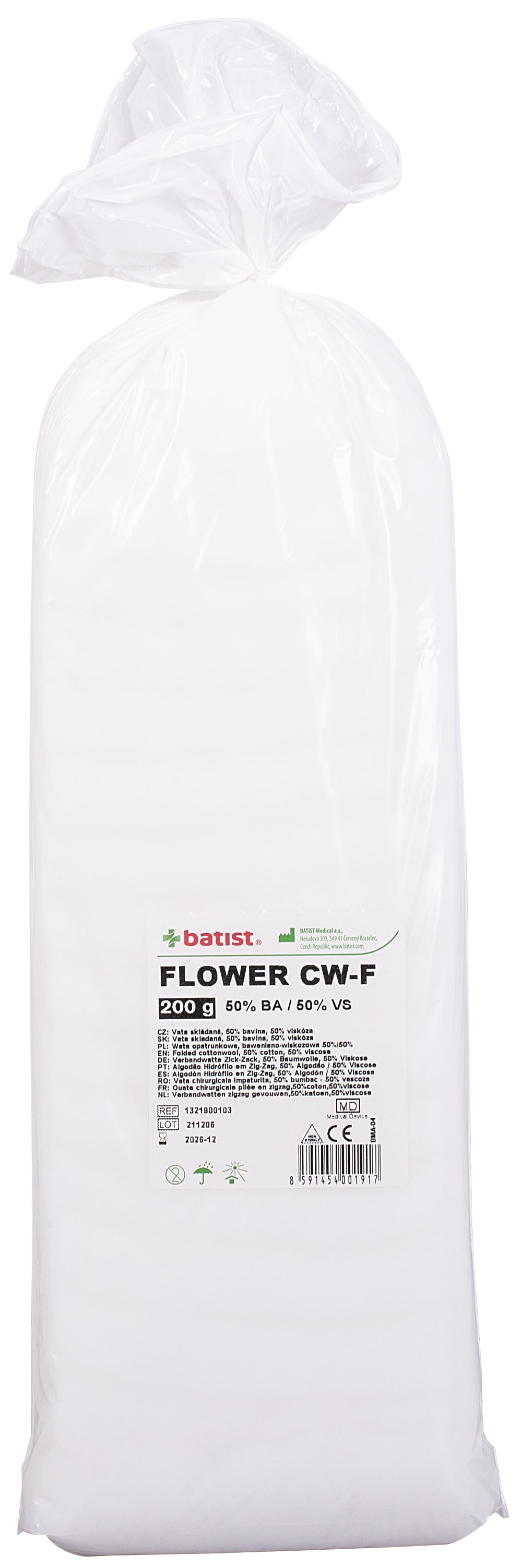 FLOWER CW-F vata skládaná 200g