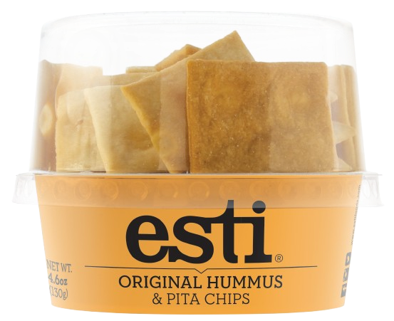 Esti Hummus original a pita chipsy
