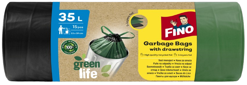 Fino Green Life zatahovací pytle 35 l