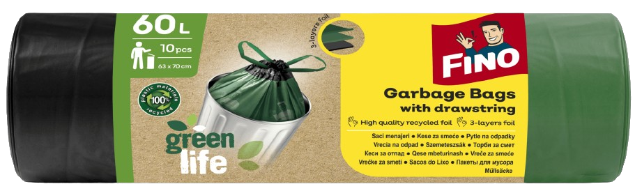 Fino Green Life zatahovací pytle 60 l