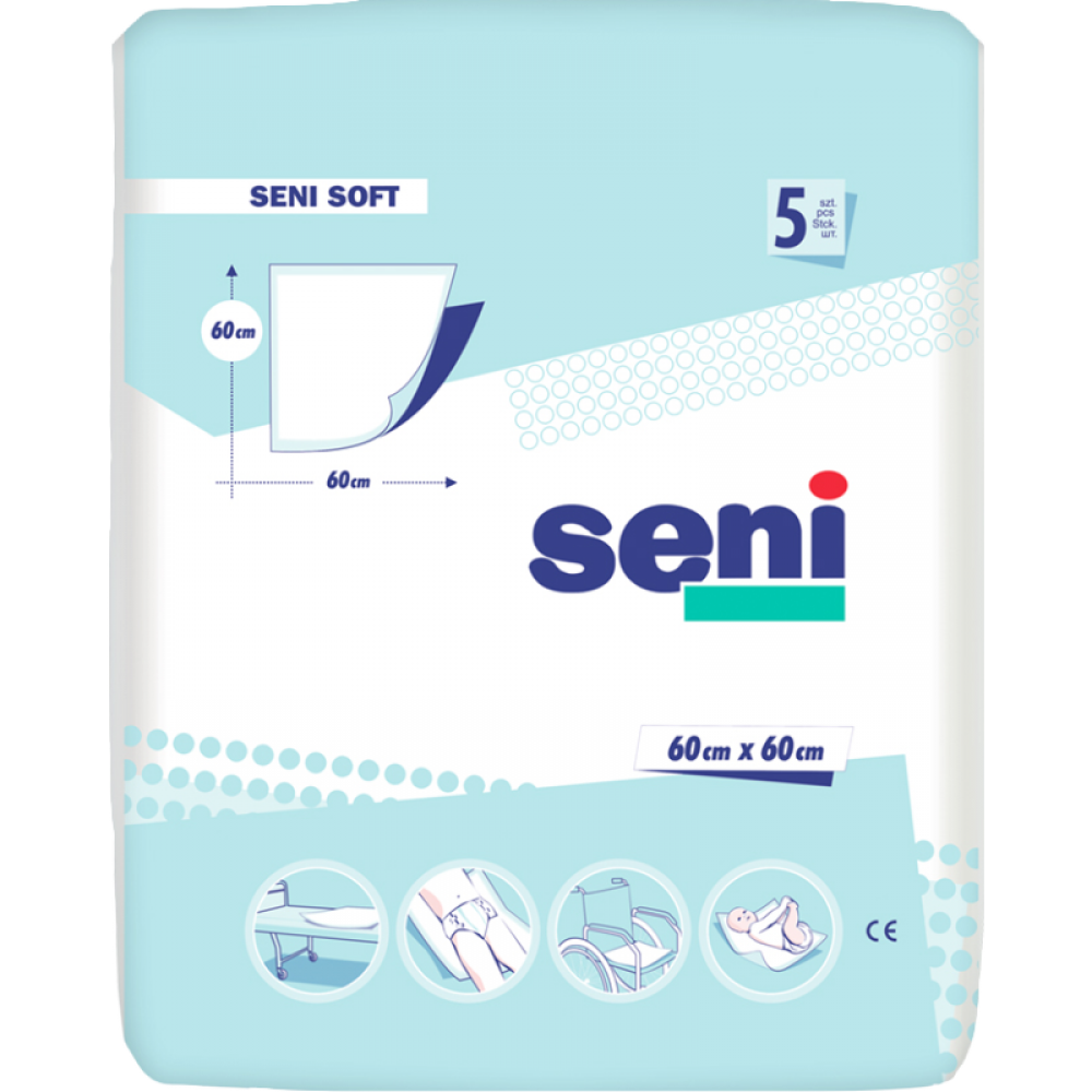 Seni Soft Super podložky absorpční 60x60cm 5ks