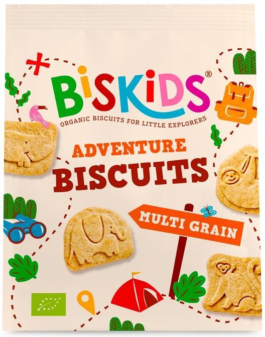 BISkids BIO Dětské celozrnné sušenky bez přidaného cukru
