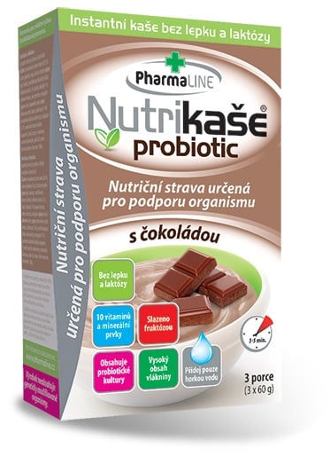 Nutrikaše probiotic s čokoládou 3x60g