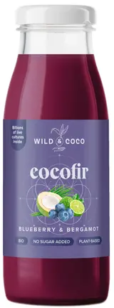 Wild & Coco BIO Cocofir Borůvka a Bergamot