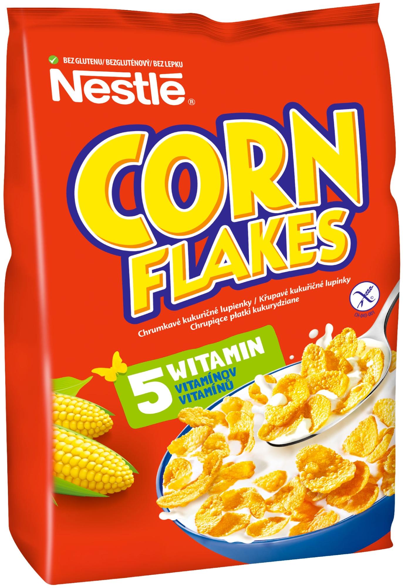 Nestlé Corn Flakes snídaňové cereální lupínky bezlepkové