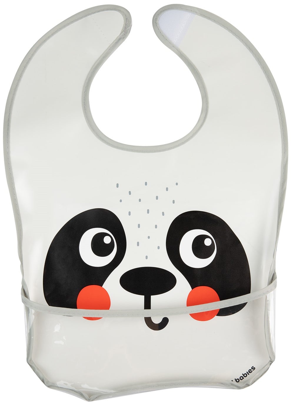 Canpol babies BabiesBoo bryndák plastový s kapsou panda