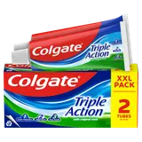 Colgate Triple Action Original Mint zubní pasta, 2×75 ml