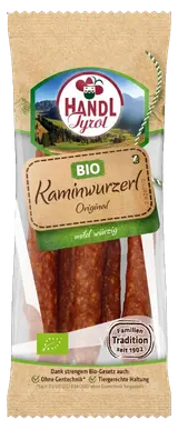 Handl Tyrol BIO Klobásky uzené a sušené