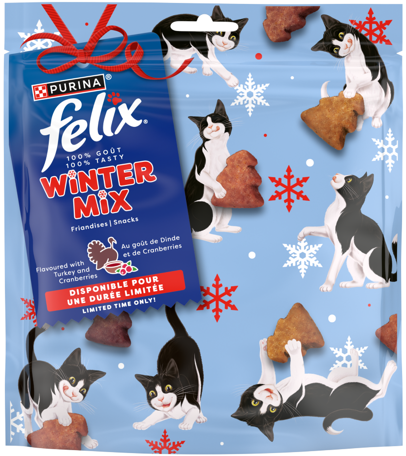 Felix Winter Mix pamlsky pro kočky krůta
