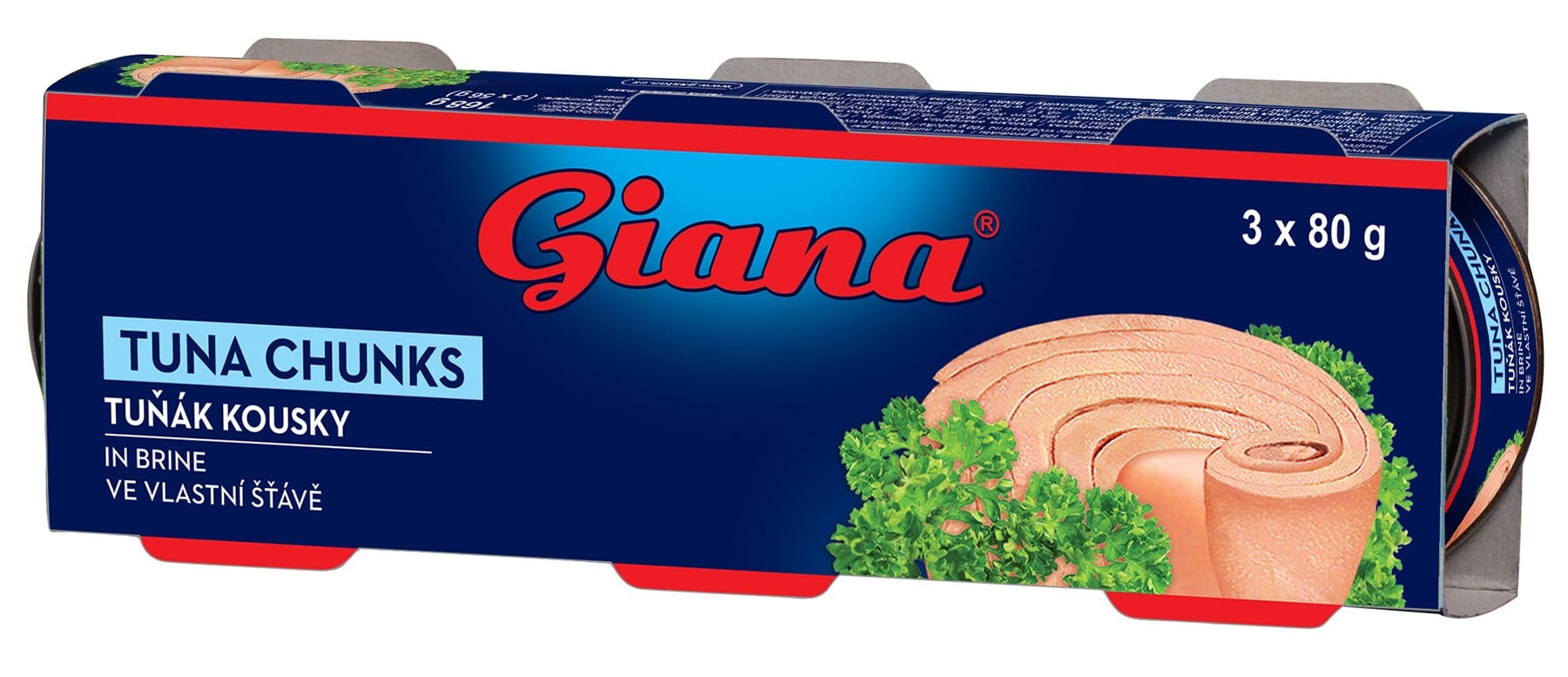 Giana Tuňák kousky ve vlastní šťávě Pack