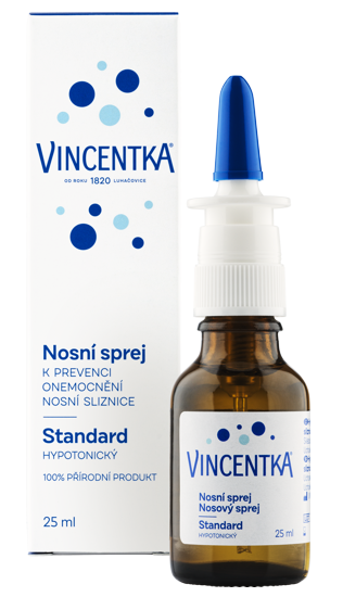 Vincentka nosní sprej STANDARD hypotonický 25ml