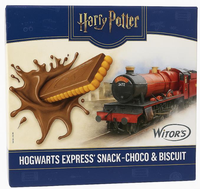 Harry Potter Sušenky ve tvaru jízdenky do Bradavic s mléčnou čokoládou