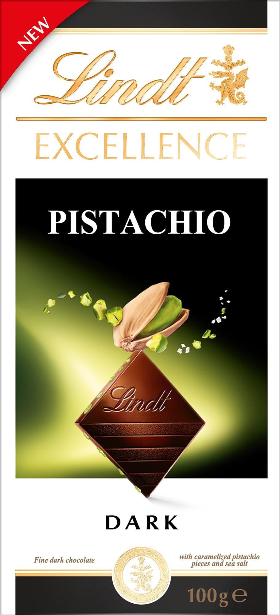 Lindt Čokoláda EXCELLENCE Hořká s karamelizovanými pistáciemi