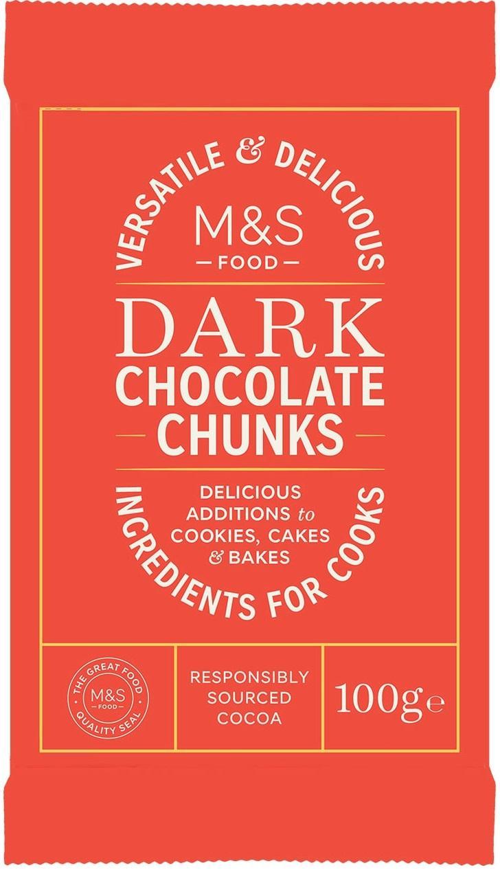 Marks & Spencer Kousky hořké čokolády