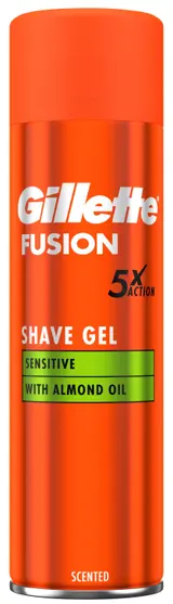 Gillette Fusion Ultra Sensitive Gel na holení aloe vera