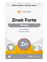 LIVSANE Zinek Forte 25mg tbl.100